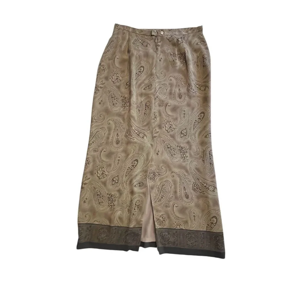 Womens’ Emma James Brown Lightweight Skirt Size 12